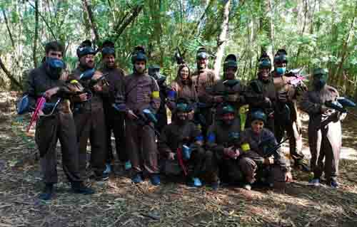 Paintball: adrenalina, estratgia, equipa